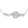 Diamond 1/8 Ct.Tw. Fashion Necklace in 10K White Gold