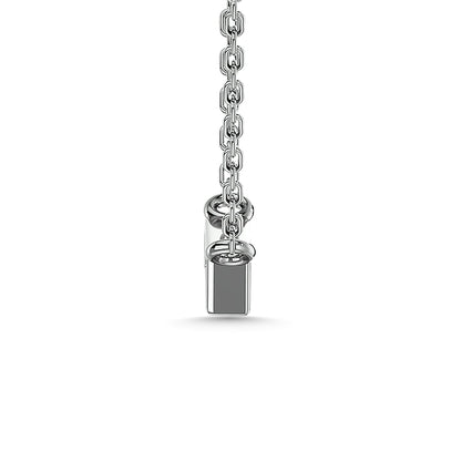 Diamond 1/4 Ct.Tw. Bar Pendant in 10K White Gold