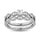 Diamond 1 Ct.Tw. Bridal Ring in 14K White Gold