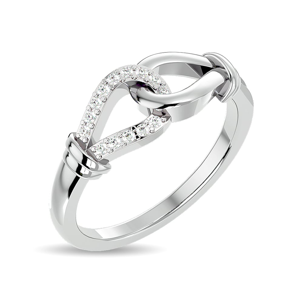 Diamond Fashion Ring 1/6 Ct.tw in 10K White Gold