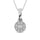 Diamond 1/6 Ct.Tw. Round and Baguette Fashion Pendant in 10K White Gold