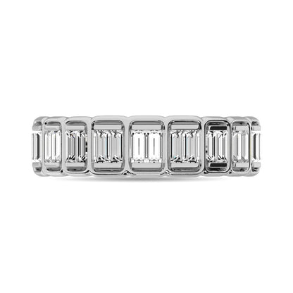 Diamond 1/3 Ct.Tw. Baguette Fashion Ring in 14K White Gold