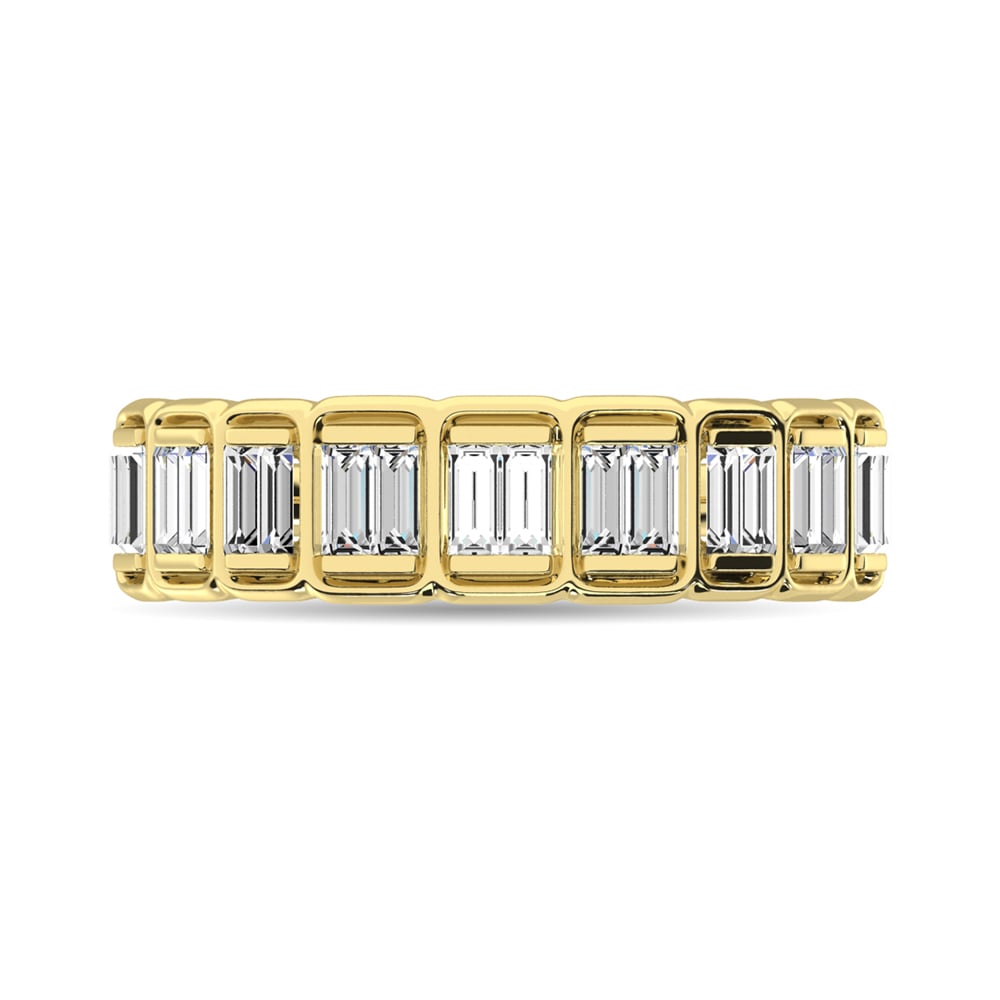 Diamond 1/3 Ct.Tw. Baguette Fashion Ring in 14K Yellow Gold