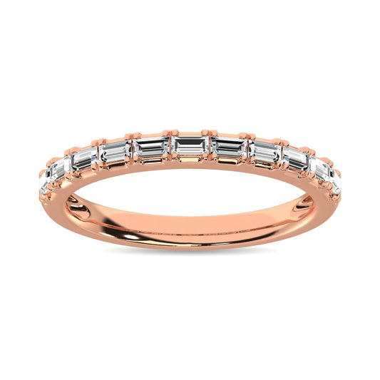 Diamond Anniversary Ring 1/50 Ct.tw in 14K Rose Gold