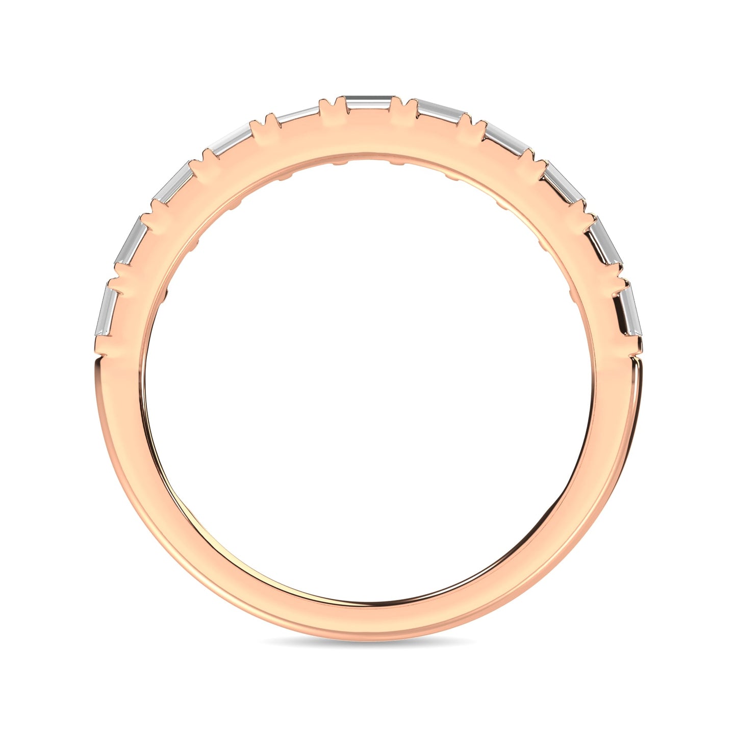 Diamond Anniversary Ring 1/50 Ct.tw in 14K Rose Gold