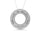 Diamond 1 Ct.Tw. Circle Round and Straight Baguette Fashion Pendant in 14K White Gold
