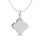 10KT WHITE GOLD 1/10CT.TW DIAMOND PENDANT