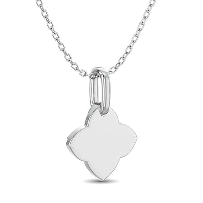 10KT WHITE GOLD 1/10CT.TW DIAMOND PENDANT