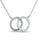 10KT WHITE GOLD 1/6CT.TW DIAMOND NECKPIECE