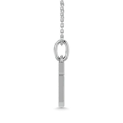 10KT WHITE GOLD 1/10CT.TW DIAMOND PENDANT