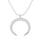 10KT WHITE GOLD 1/4CT.TW DIAMOND PENDANT