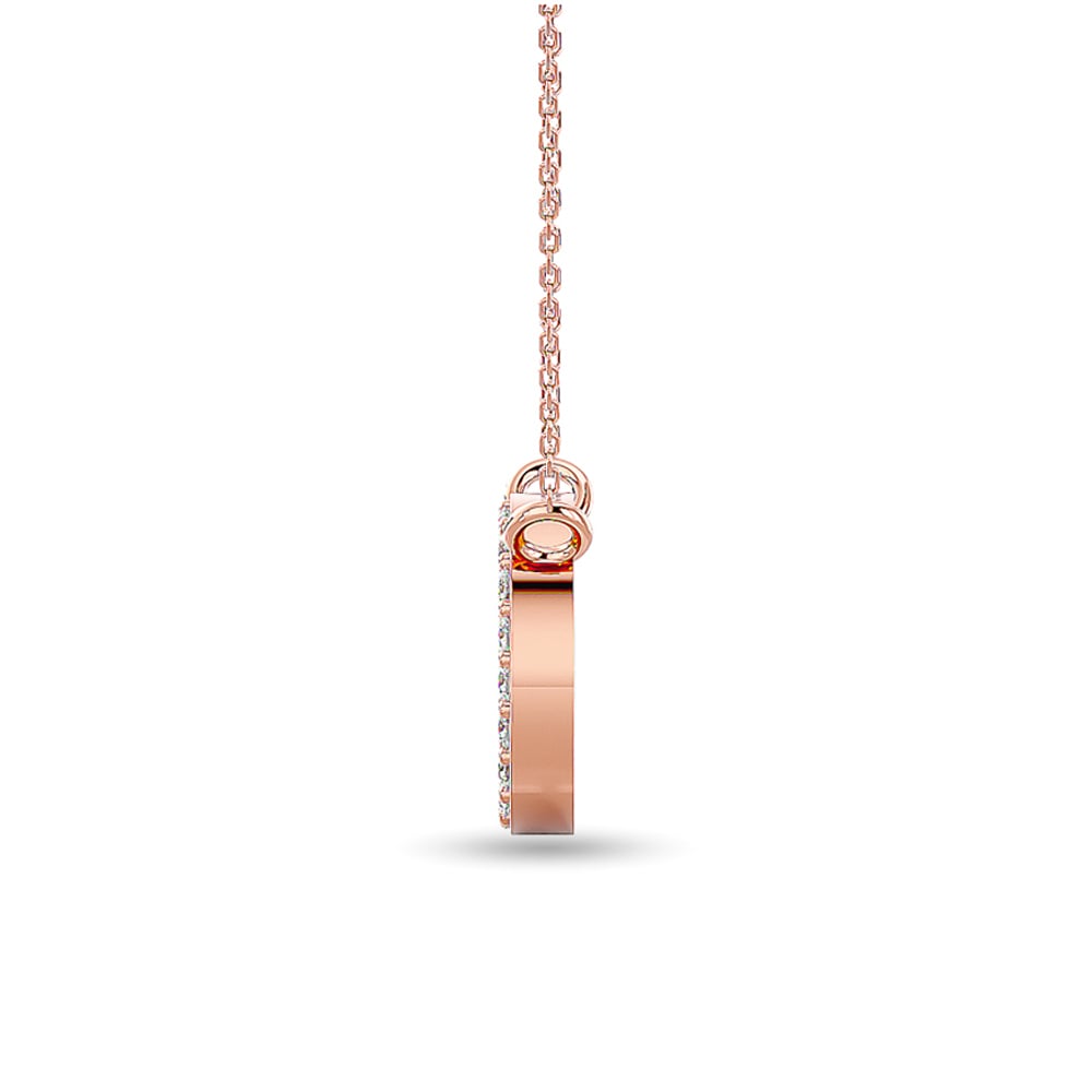 Diamond 1/20 Ct.tw Fashion Pendant in 10K Rose Gold