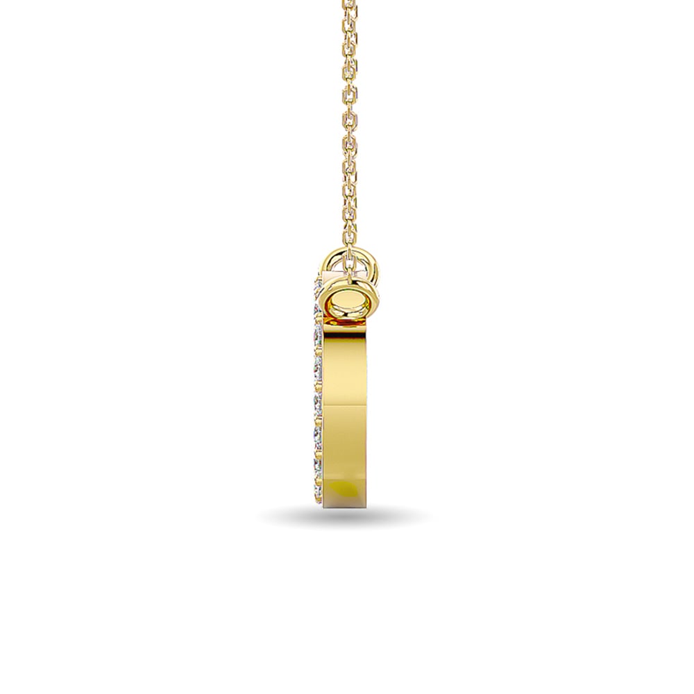 Diamond 1/20 Ct.tw Fashion Pendant in 10K Yellow Gold