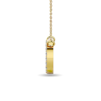 Diamond 1/20 Ct.tw Fashion Pendant in 10K Yellow Gold