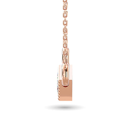 Diamond 1/20 Ct.tw Fashion Pendant in 10K Rose Gold
