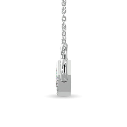 10KT WHITE GOLD 1/20CT.TW DIAMOND PENDANT