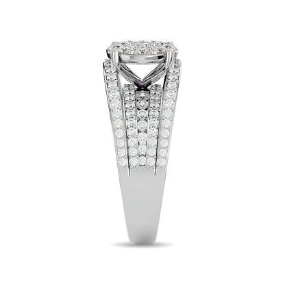 Diamond 1 1/2 Ct.tw Fashion Ring in 14K White Gold