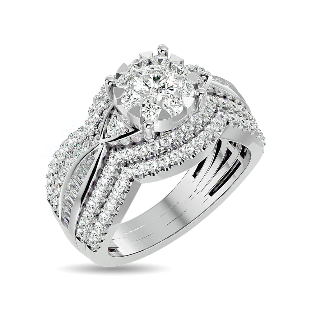 Diamond 1 1/2 Ct.Tw. Fashion Ring in 14K White Gold