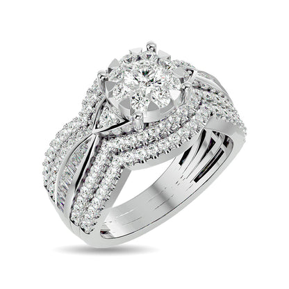 Diamond 1 1/2 Ct.Tw. Fashion Ring in 14K White Gold