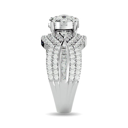 Diamond 1 1/2 Ct.Tw. Fashion Ring in 14K White Gold