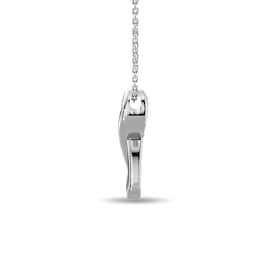 Diamond Fashion Pendant 1/10 Ct.tw in 10K White Gold