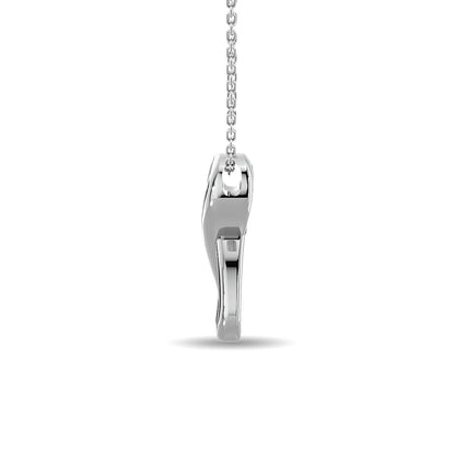 Diamond Fashion Pendant 1/10 Ct.tw in 10K White Gold