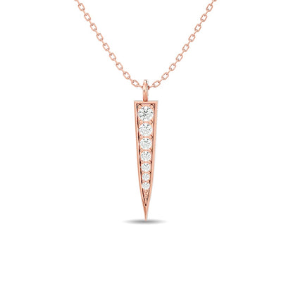Diamond Fashion Pendant 1/6 Ct.tw in 10K Rose Gold