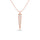 Diamond Fashion Pendant 1/6 Ct.tw in 10K Rose Gold