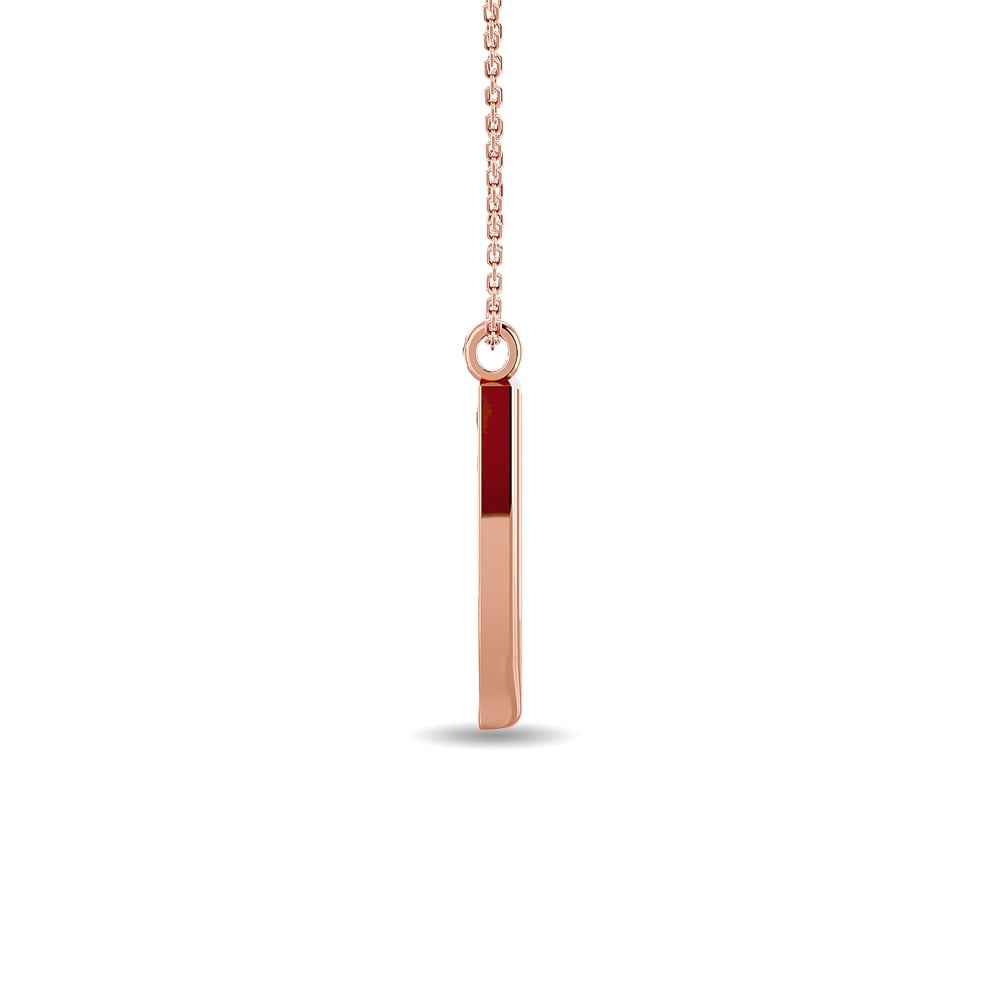 Diamond Fashion Pendant 1/6 Ct.tw in 10K Rose Gold
