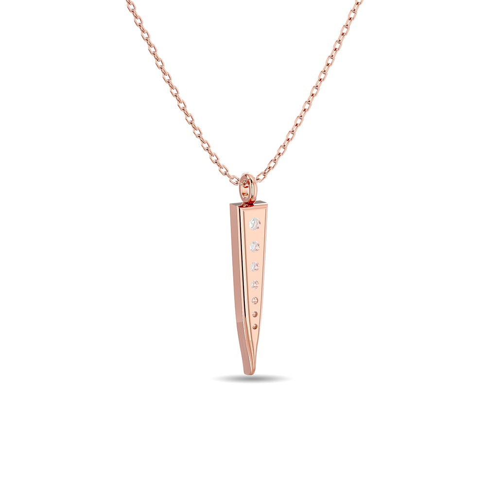 Diamond Fashion Pendant 1/6 Ct.tw in 10K Rose Gold