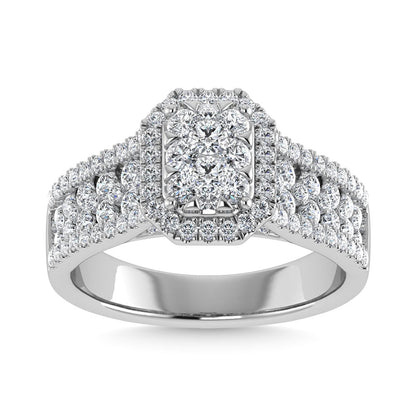 Diamond 1 1/3 Ct.Tw. Engagement Ring in 14K White Gold