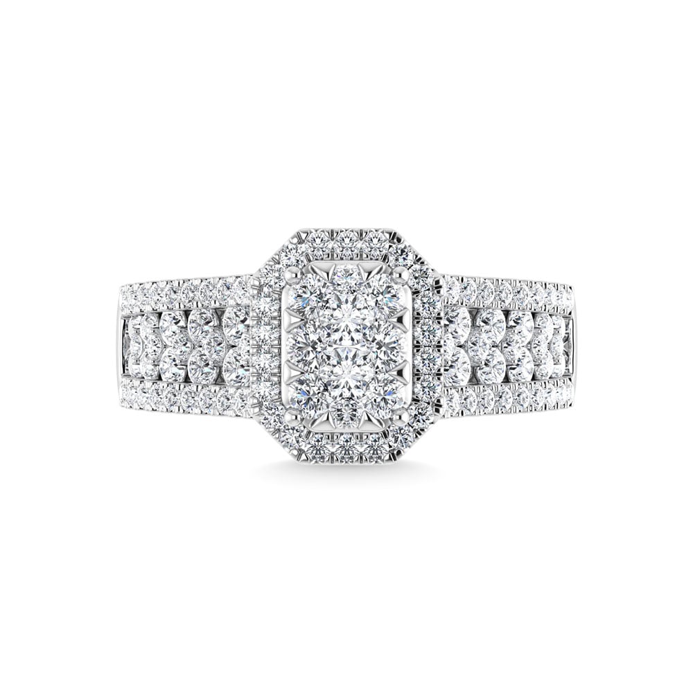 Diamond 1 1/3 Ct.Tw. Engagement Ring in 14K White Gold