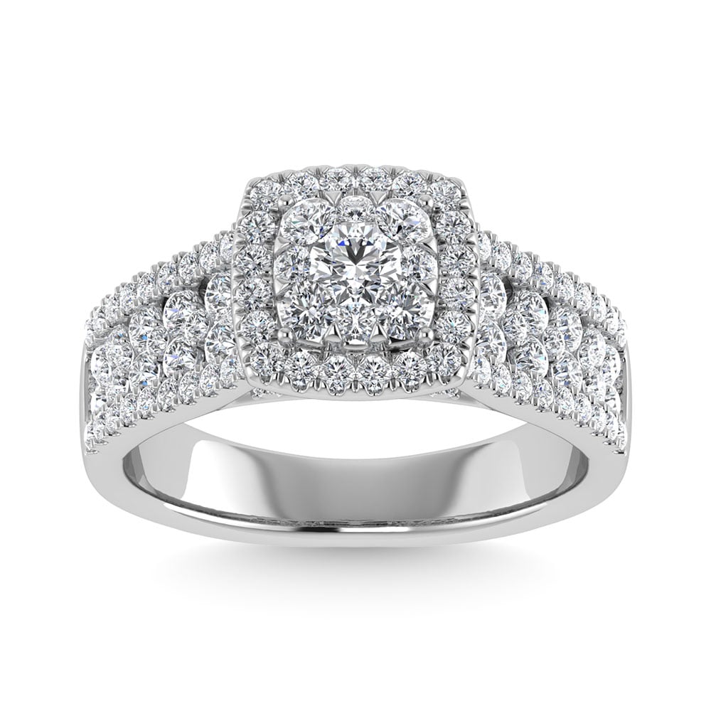 Diamond 1 1/4 Ct.Tw. Engagement Ring in 14K White Gold