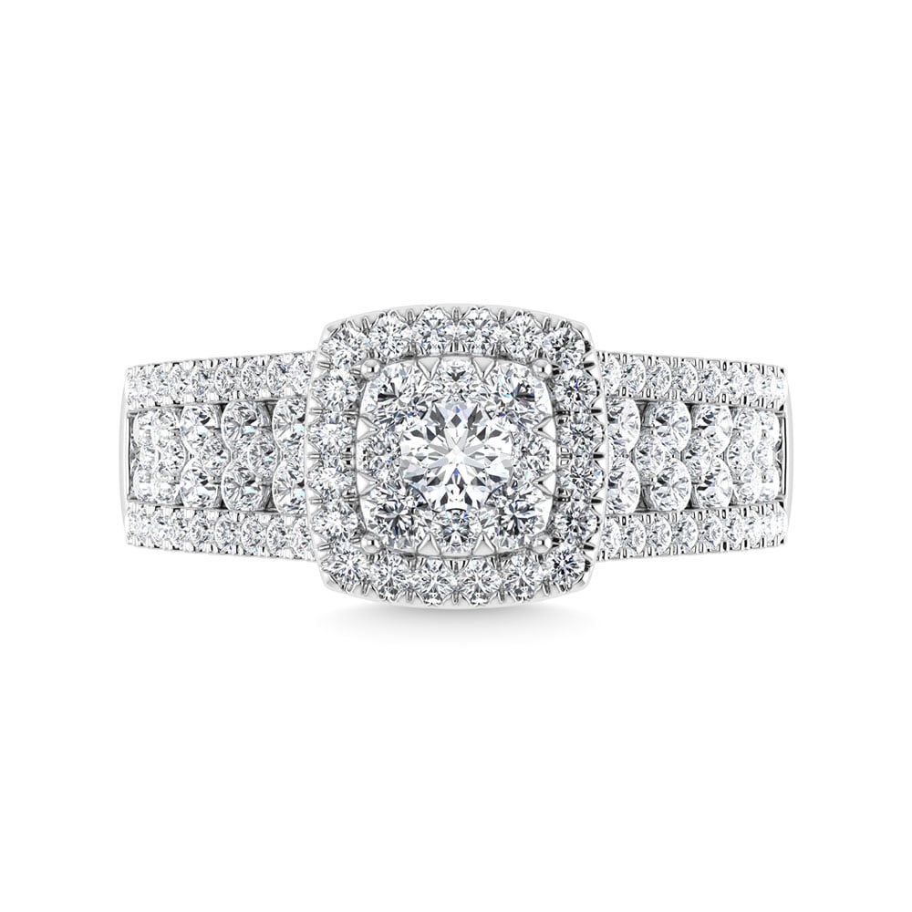 Diamond 1 1/4 Ct.Tw. Engagement Ring in 14K White Gold