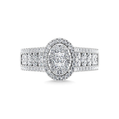 Diamond 1 1/3 Ct.Tw. Engagement Ring in 14K White Gold