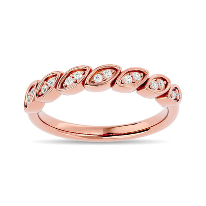 Diamond 1/10 Ct.tw Stackable Ring in 14K Rose Gold