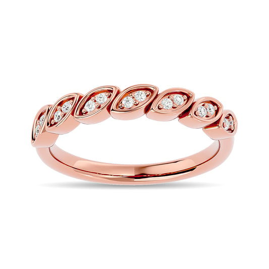 Diamond 1/10 Ct.tw Stackable Ring in 14K Rose Gold