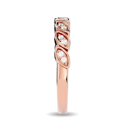 Diamond 1/10 Ct.tw Stackable Ring in 14K Rose Gold