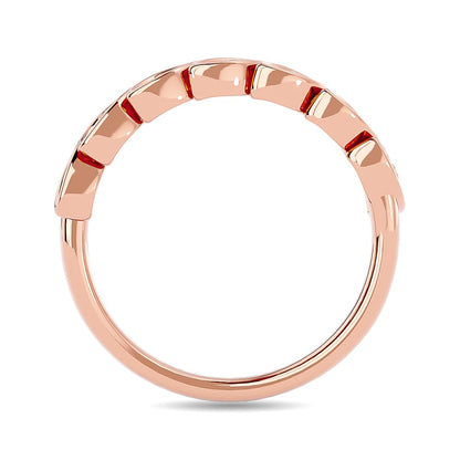Diamond 1/10 Ct.tw Stackable Ring in 14K Rose Gold
