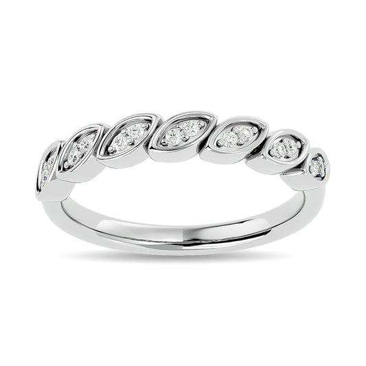 Diamond 1/10 Ct.tw Stackable Ring in 14K White Gold