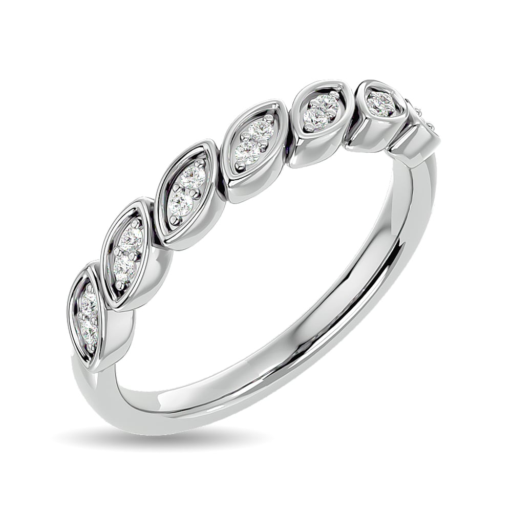 Diamond 1/10 Ct.tw Stackable Ring in 14K White Gold