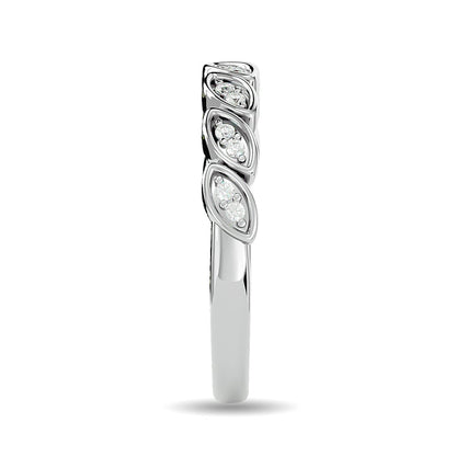 Diamond 1/10 Ct.tw Stackable Ring in 14K White Gold