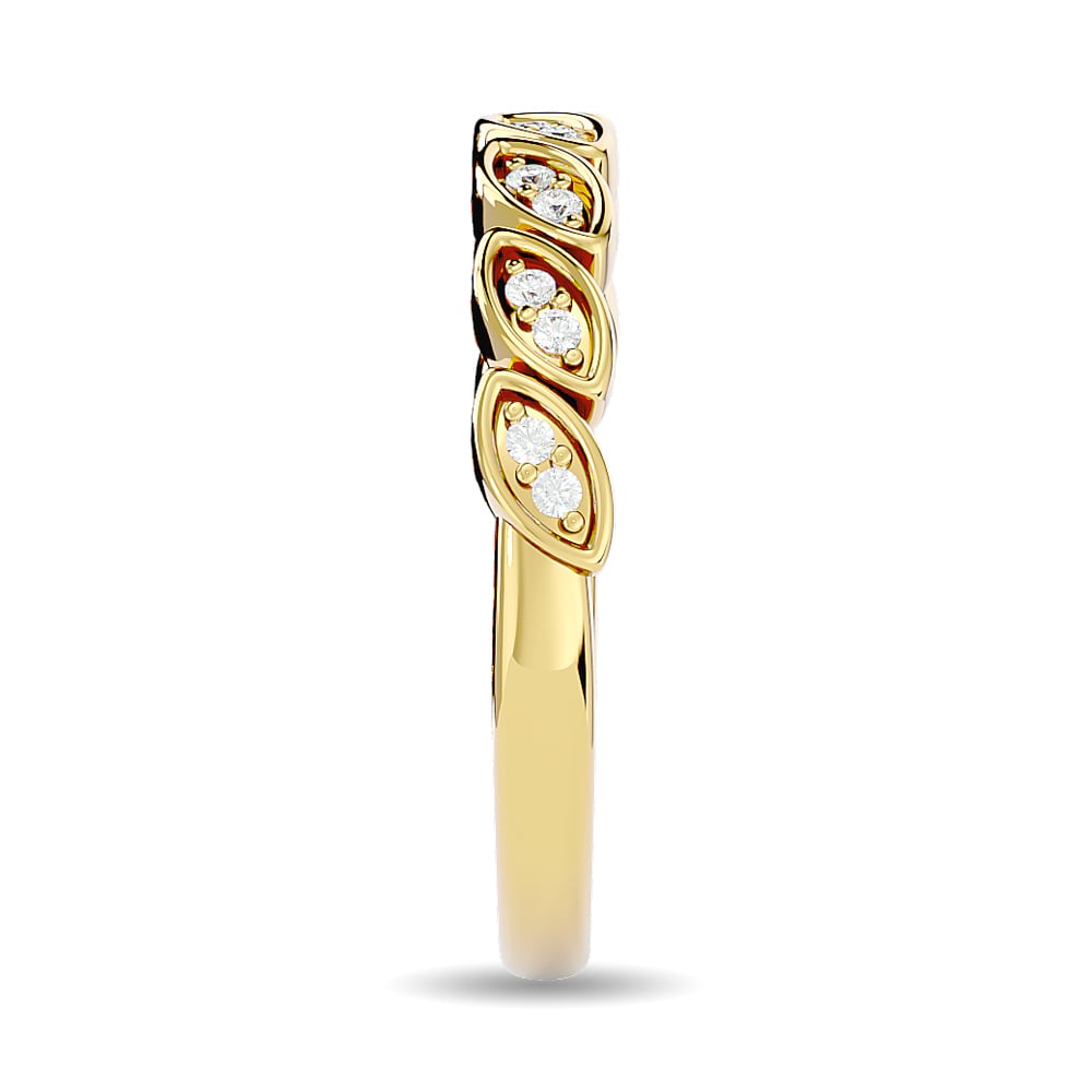 Diamond 1/10 Ct.tw Stackable Ring in 14K Yellow Gold