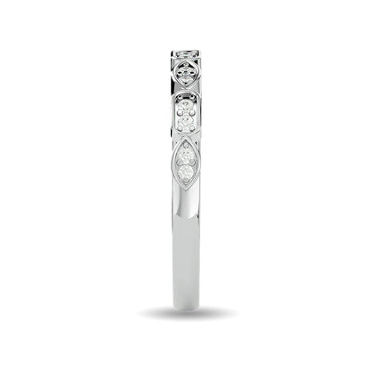 Diamond 1/8 Ct.tw Stackable Ring in 14K White Gold