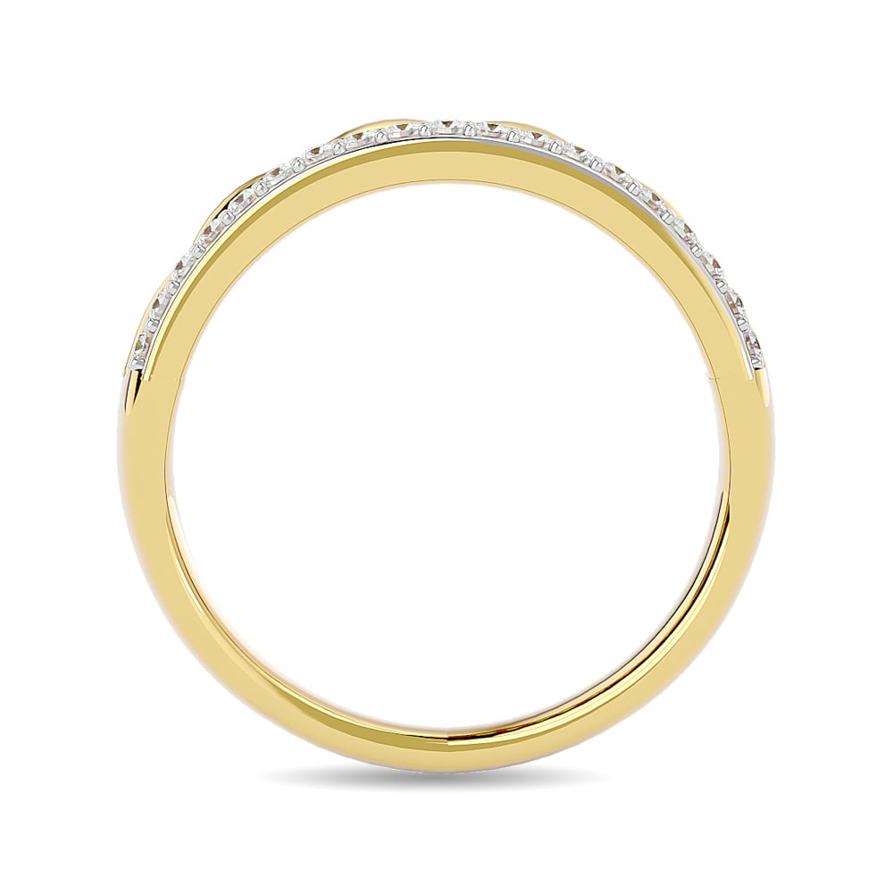 Diamond 1/8 Ct.tw Stackable Ring in 14K Yellow Gold