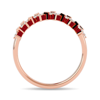 Diamond 1/5 Ct.tw Stackable Ring in 14K Rose Gold