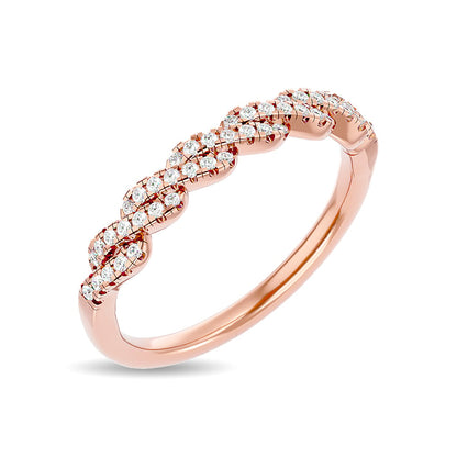 Diamond 1/5 Ct.tw Stackable Ring in 14K Rose Gold