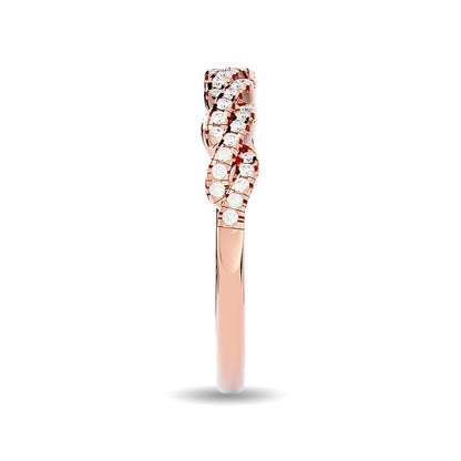 Diamond 1/5 Ct.tw Stackable Ring in 14K Rose Gold