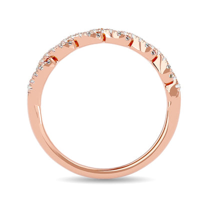 Diamond 1/5 Ct.tw Stackable Ring in 14K Rose Gold