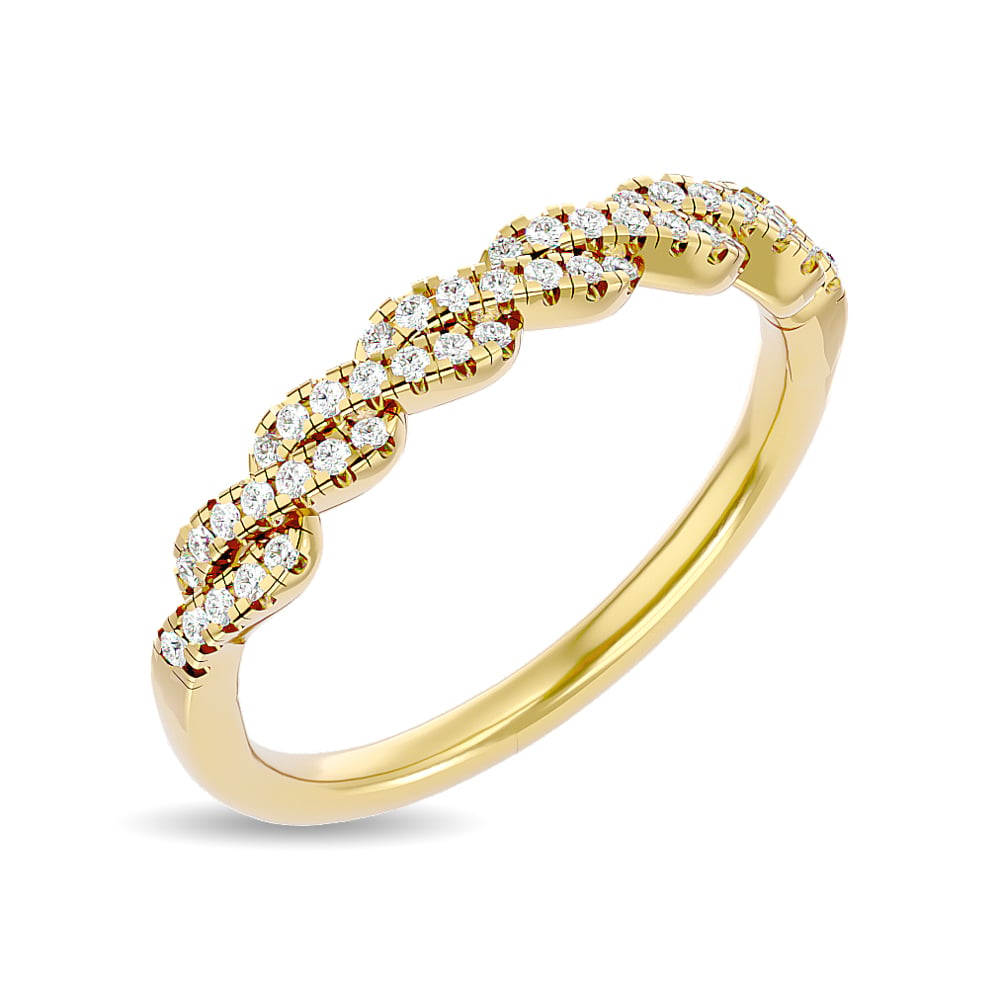 Diamond 1/6 Ct.tw Stackable Ring in 14K Yellow Gold